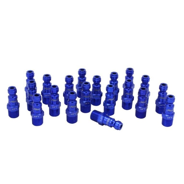 Milton ColorFit Plugs, T-style Blue, Box of 20 783TC-20 - main